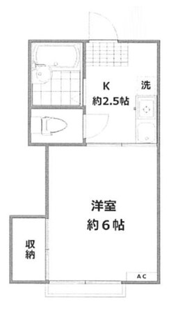 アーク等々力A棟の物件間取画像